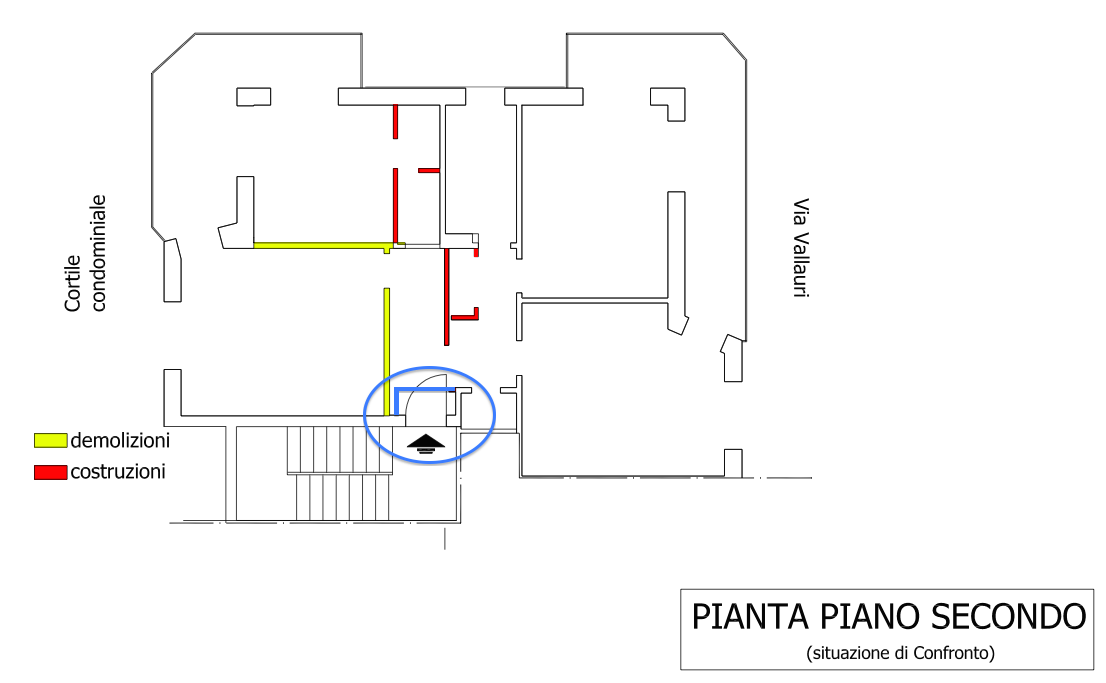 Pianta appartamento tipo